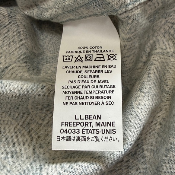 L.L. Bean Hawaiian Camp Shirt Short Sleeve Cotton NWT Men's Size XXXL - Picture 8 of 10